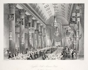 Egyptian Hall, Mansion House, fra pubben 