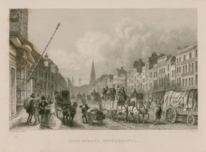 High Street i Whitechapel af Thomas Hosmer Shepherd