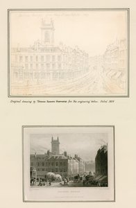 Holborn Bridge, London af Thomas Hosmer Shepherd
