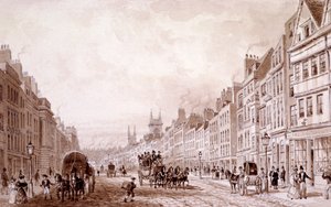 Holborn, London, c1830 af Thomas Hosmer Shepherd
