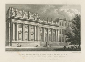 Lord Grosvenors Gallery på Park Lane af Thomas Hosmer Shepherd