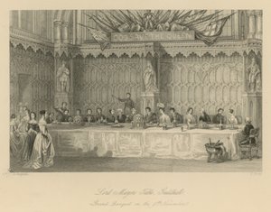 Overborgmesterens bord, Guildhall af Thomas Hosmer Shepherd