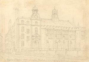 Middle Temple Hall af Thomas Hosmer Shepherd