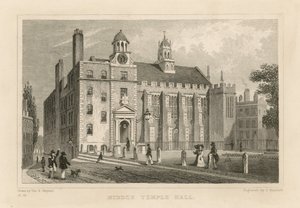 Middle Temple Hall af Thomas Hosmer Shepherd