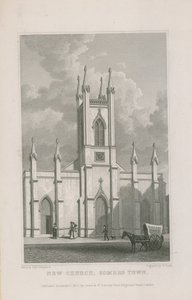 Ny kirke i Somers Town af Thomas Hosmer Shepherd