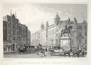 Northumberland House, Strand, fra pubben 