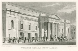 Royal Theatre, Covent Garden; af Thomas Hosmer Shepherd