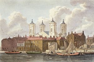 St. Johns Church Westminster, 1815 af Thomas Hosmer Shepherd