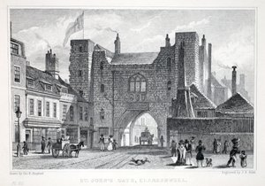 St Johns Gate, Clerkenwell, fra pubben 