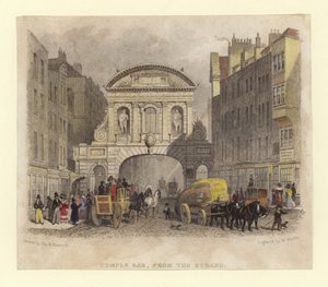 Temple Bar af Thomas Hosmer Shepherd