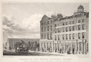 Temple of the Muses, Finsbury Square, fra pubben 