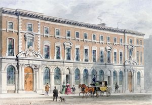 The New Building of Merchant Taylors and Hall, 1853 af Thomas Hosmer Shepherd