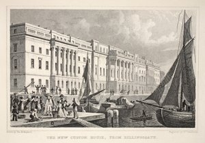 The New Custom House, fra Billingsgate, fra 
