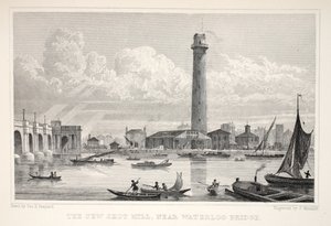 The New Shot Mill, nær Waterloo Bridge, fra pubben 