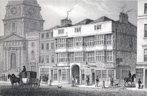 The Old White Hart Tavern, Bishopsgate Street, fra pubben 