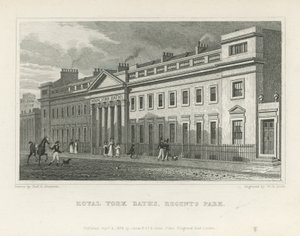 Royal York Baths på York Terrace af Thomas Hosmer Shepherd