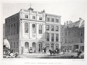 Rådhus, Borough High Street, fra pubben 