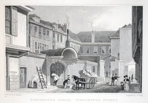 Winchester House, Winchester Street, fra pubben 