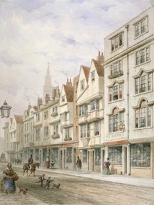 Wych Street, Westminster, London, c1850 af Thomas Hosmer Shepherd