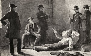 John Brown efter sin tilfangetagelse, fra 