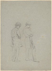 Studier for Elaine af Thomas Hovenden