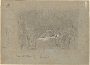 Egmont og Hoorn af Thomas Hovenden after Bernard Gaillot