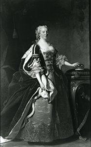 Portræt af Lady Elizabeth Percy, grevinde af Northumberland af Thomas Hudson