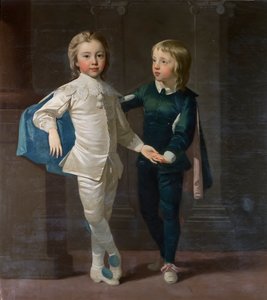 Sir Edward Hulse, 3. Baronet og hans bror, Samuel Hulse, c.1758