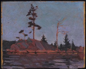 Algonquin Park, 1916 (olie på komposit træ-pulpplade) af Tom Thomson