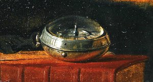Lommeur (olie på lærred) af Thomas Kerrich