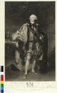 5. hertug af Leeds Osborne (kobberstik) af Thomas Lawrence