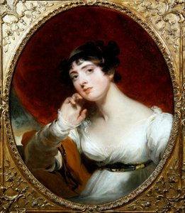 Et portræt af fru George Frederick Stratton (olie på lærred) af Thomas Lawrence