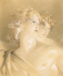 Ange dechu - Satan som en falden engel af Lawrence, Sir Thomas af Thomas Lawrence