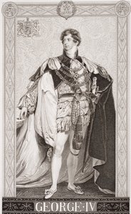 George IV (1762-1830) fra `Illustrationer af engelsk og skotsk historie