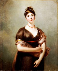 Portræt af Elizabeth Jennings, i positur af Venus de"Medici, 1798-99 af Thomas Lawrence