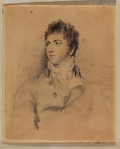 Portræt af Isaac Cuthbert (blyant på papir) af Thomas Lawrence