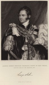 Portræt af kong Leopold I af Thomas Lawrence