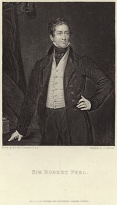 Portræt af Sir Robert Peel af Thomas Lawrence