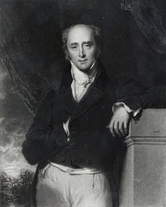 Portræt af den højre ærede Charles Grey, Earl Grey (1764-1845) graveret af J. Cochran af Thomas Lawrence