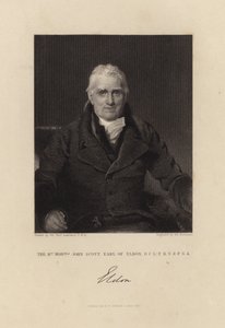 Den rette ærede John Scott Earl of Eldon af Thomas Lawrence