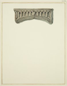 Udskæring på trappe i hus, der støder op til passage ud for Baldwin Street (akvarel på papir) af Thomas Leeson the Elder Rowbotham