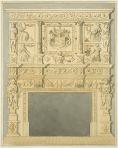 Skorstensstykke af Thomas Leeson the Elder Rowbotham