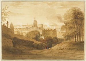 Udsigt fra Bath Road, nær Wells, Totterdown af Thomas Leeson the Elder Rowbotham