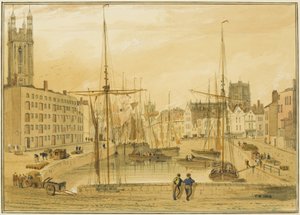 Udsigt fra Stenbroen, Head of Quay (St Giles