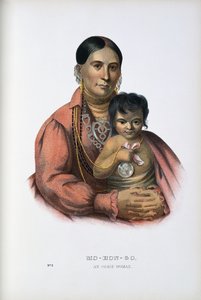Do-Hon-Go, en Osage Woman af Thomas Loraine (after) McKenney