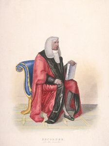 Optager af London City, Sir John Silvester, i borgerdragt, 1825