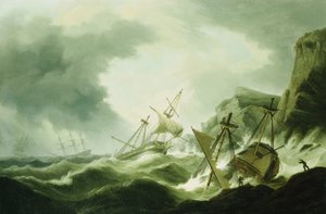 Et skibsforlis, af Thomas Luny