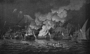 Forsvaret af Gibraltar, c1785 af Thomas Luny