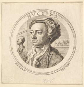 Portræt af William Huggins, oversætter af Ariosto, 1760. af Thomas Major