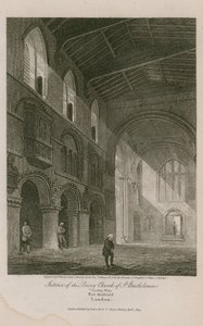 Interiør af St Bartholomew den Store Kirke